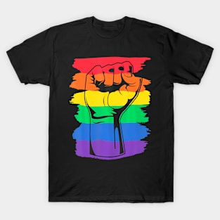 Pride Month LGBT Fist LGBTQ Gay Pride T-Shirt